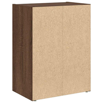 vidaXL Bücherregal Braun Eichen-Optik 40x24x52 cm Holzwerkstoff