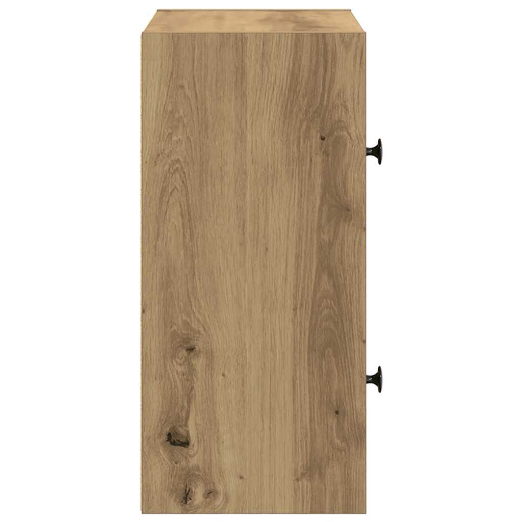 vidaXL Bücherregal Artisan-Eiche 40x24x52 cm Holzwerkstoff
