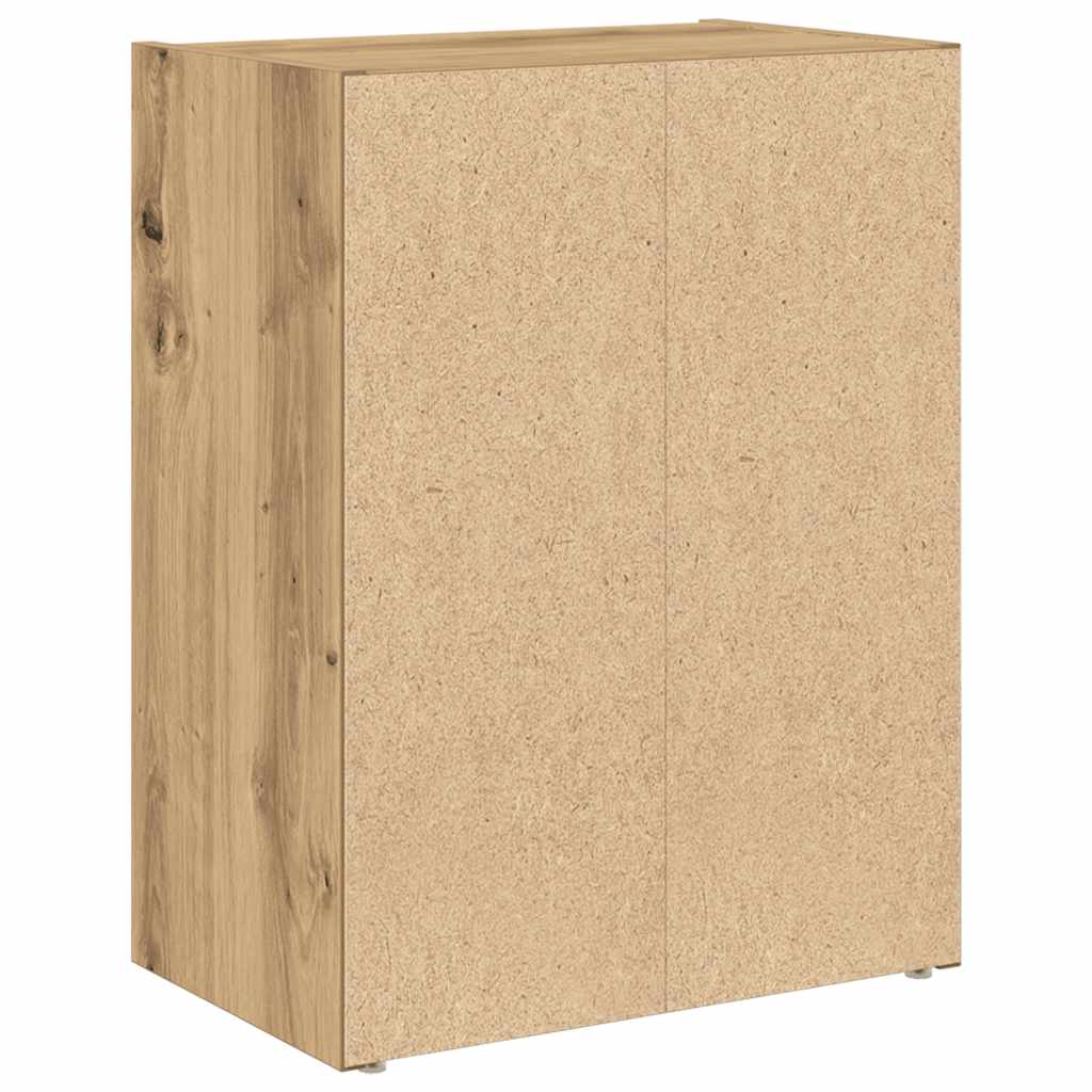 vidaXL Bücherregal Artisan-Eiche 40x24x52 cm Holzwerkstoff