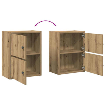 vidaXL Bücherregal Artisan-Eiche 40x24x52 cm Holzwerkstoff