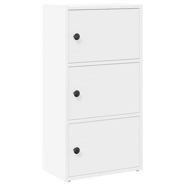 vidaXL Bibliothèque blanche 40x24x77 cm Bois d'ingénierie