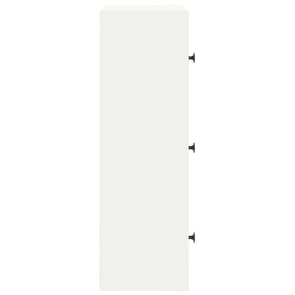 vidaXL Bibliothèque blanche 40x24x77 cm Bois d'ingénierie