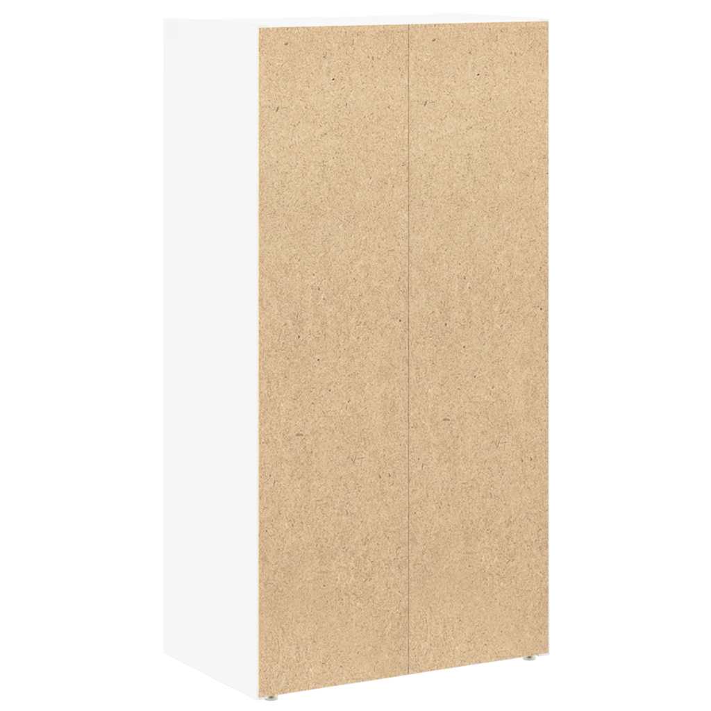 vidaXL Bibliothèque blanche 40x24x77 cm Bois d'ingénierie