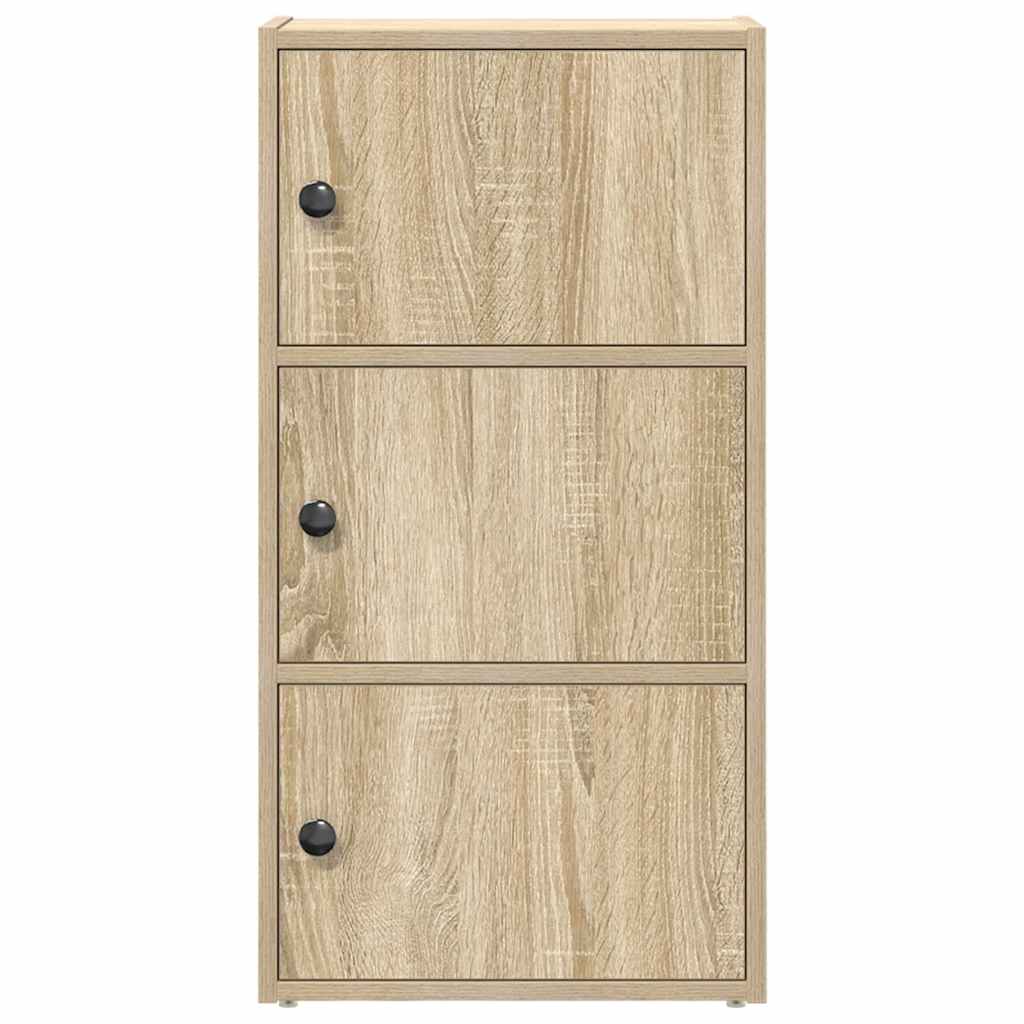 vidaXL Bibliothèque chêne sonoma 40x24x77 cm bois d'ingénierie