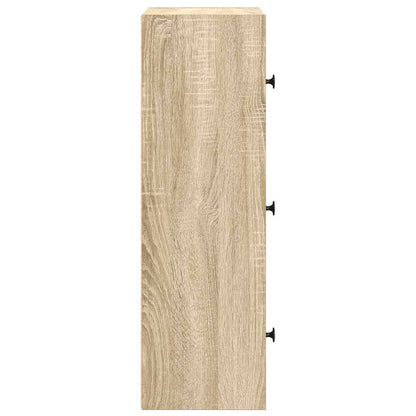 vidaXL Bibliothèque chêne sonoma 40x24x77 cm bois d'ingénierie