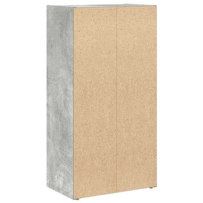 vidaXL Bücherregal Betongrau 40x24x77 cm Holzwerkstoff