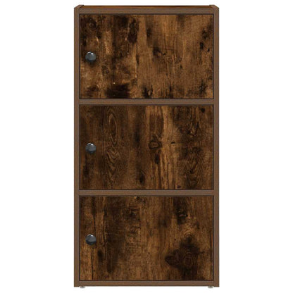 vidaXL Bibliothèque chêne fumé 40x24x77 cm bois d'ingénierie