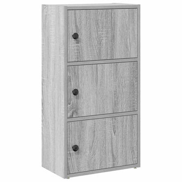 vidaXL Bücherregal Grau Sonoma 40x24x77 cm Holzwerkstoff