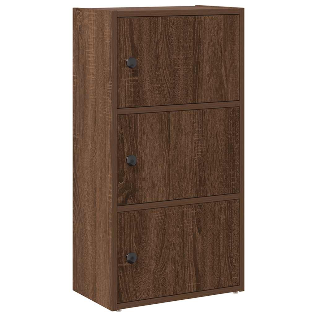 vidaXL Bücherregal Braun Eichen-Optik 40x24x77 cm Holzwerkstoff