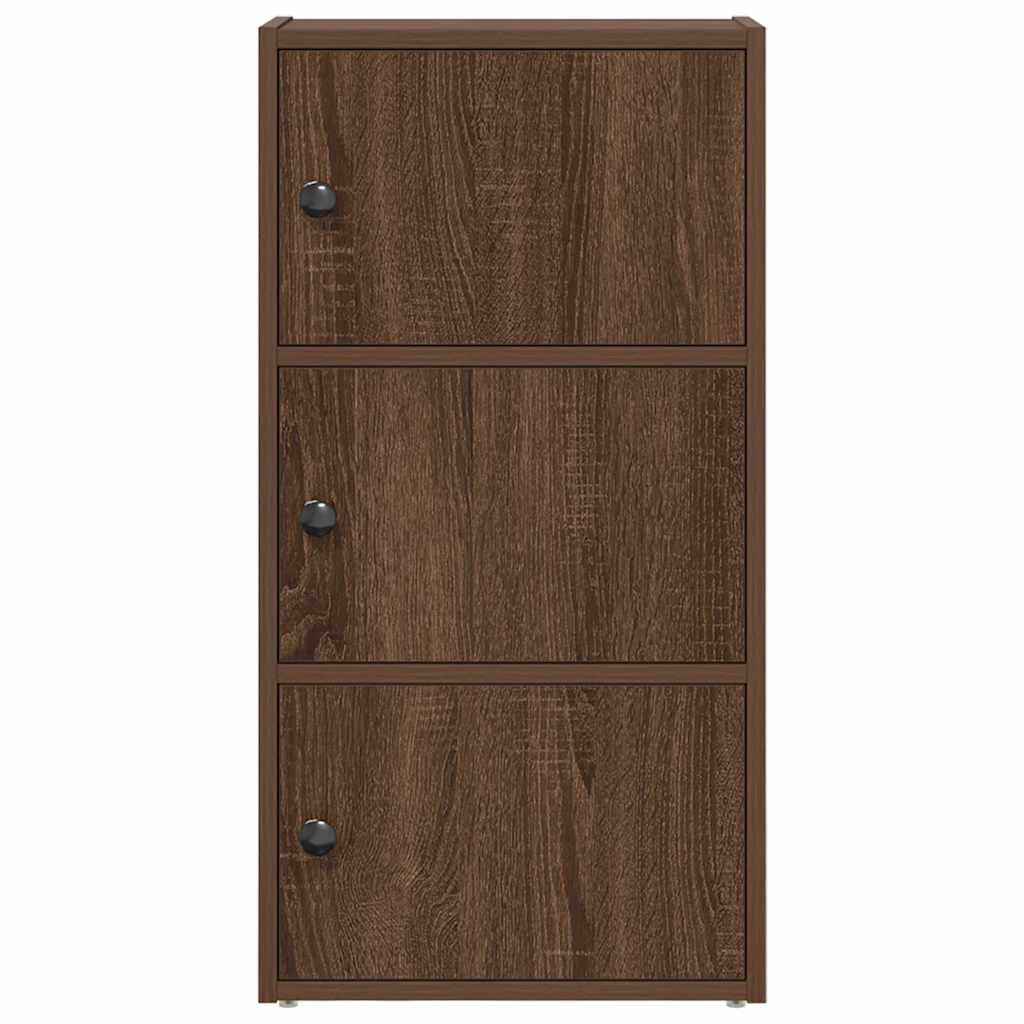 vidaXL Bücherregal Braun Eichen-Optik 40x24x77 cm Holzwerkstoff