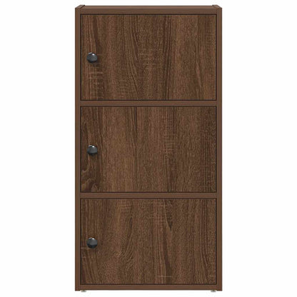 vidaXL Bücherregal Braun Eichen-Optik 40x24x77 cm Holzwerkstoff