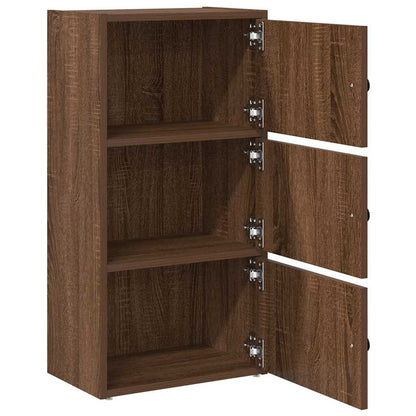 vidaXL Bücherregal Braun Eichen-Optik 40x24x77 cm Holzwerkstoff