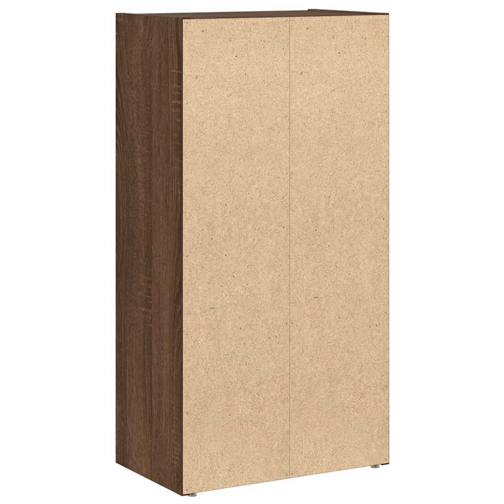 vidaXL Bücherregal Braun Eichen-Optik 40x24x77 cm Holzwerkstoff