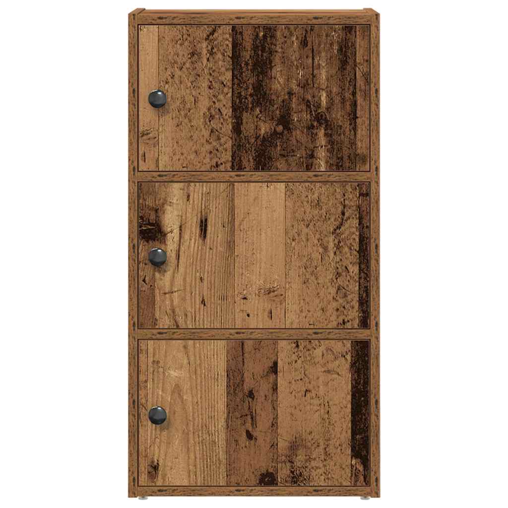 vidaXL Bücherregal Altholz-Optik 40x24x77 cm Holzwerkstoff