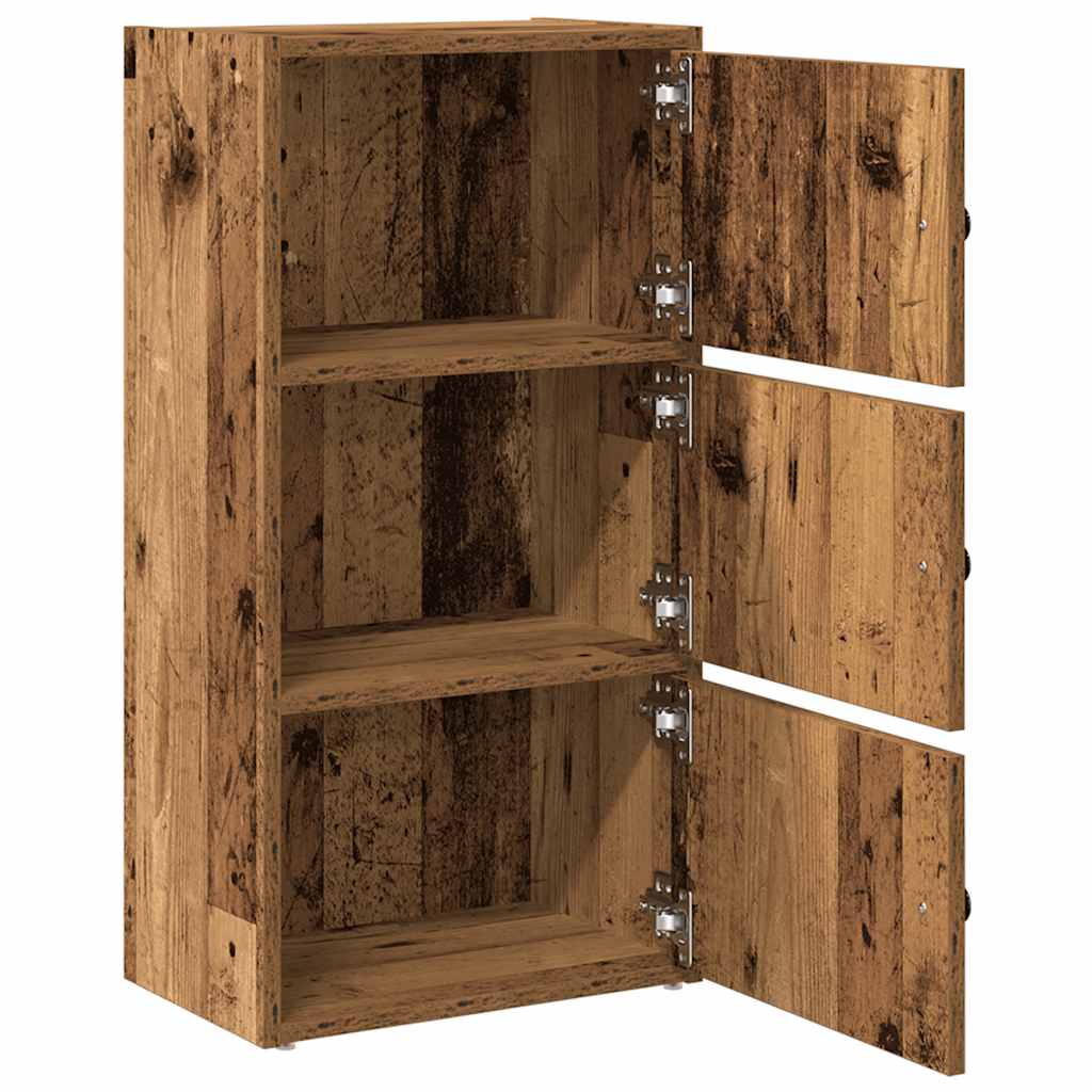 vidaXL Bücherregal Altholz-Optik 40x24x77 cm Holzwerkstoff