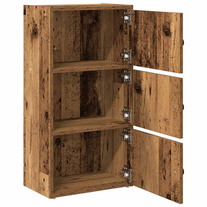 vidaXL Bücherregal Altholz-Optik 40x24x77 cm Holzwerkstoff