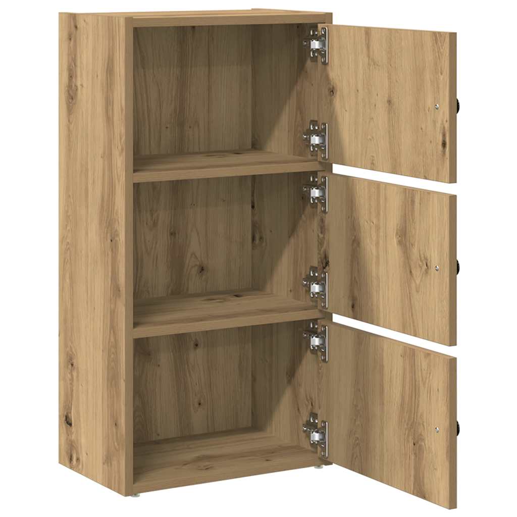 vidaXL Bücherregal Artisan-Eiche 40x24x77 cm Holzwerkstoff