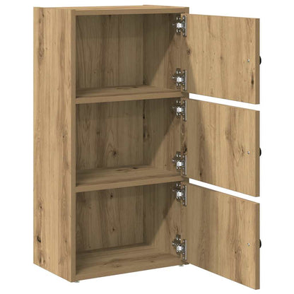 vidaXL Bücherregal Artisan-Eiche 40x24x77 cm Holzwerkstoff