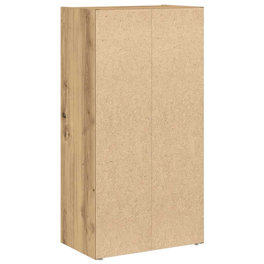 vidaXL Bücherregal Artisan-Eiche 40x24x77 cm Holzwerkstoff