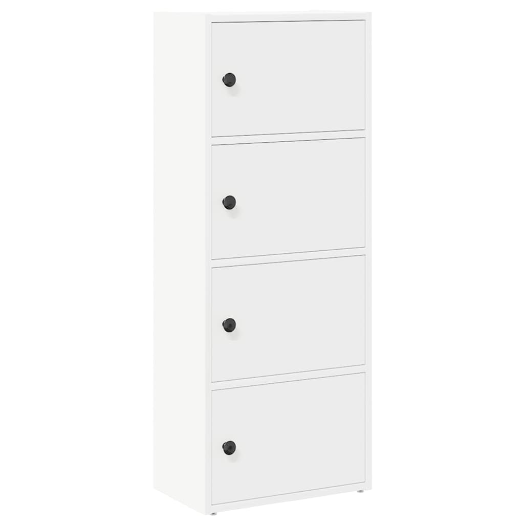 vidaXL Bücherregal Weiß 40x24x102 cm Holzwerkstoff