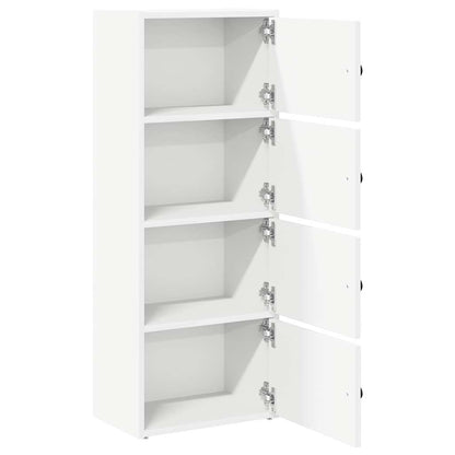 vidaXL Bücherregal Weiß 40x24x102 cm Holzwerkstoff