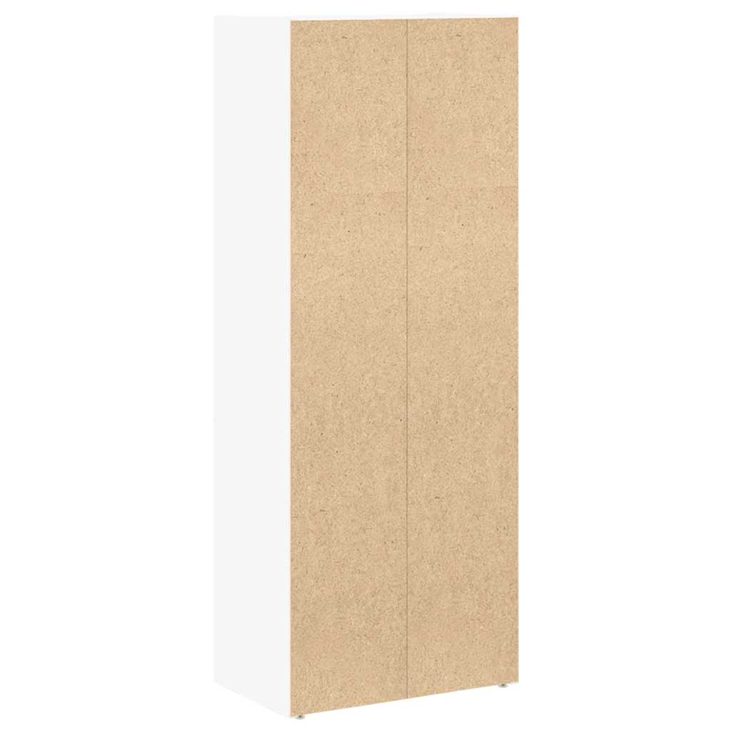 vidaXL Bücherregal Weiß 40x24x102 cm Holzwerkstoff