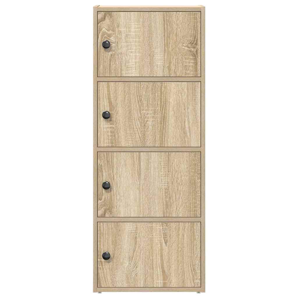 vidaXL Bücherregal Sonoma-Eiche 40x24x102 cm Holzwerkstoff