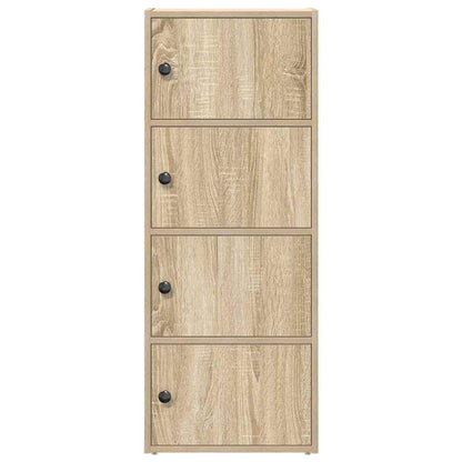 vidaXL Bücherregal Sonoma-Eiche 40x24x102 cm Holzwerkstoff