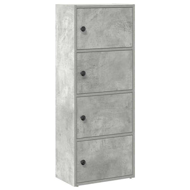 vidaXL Bibliothèque gris béton 40x24x102 cm Bois d'ingénierie
