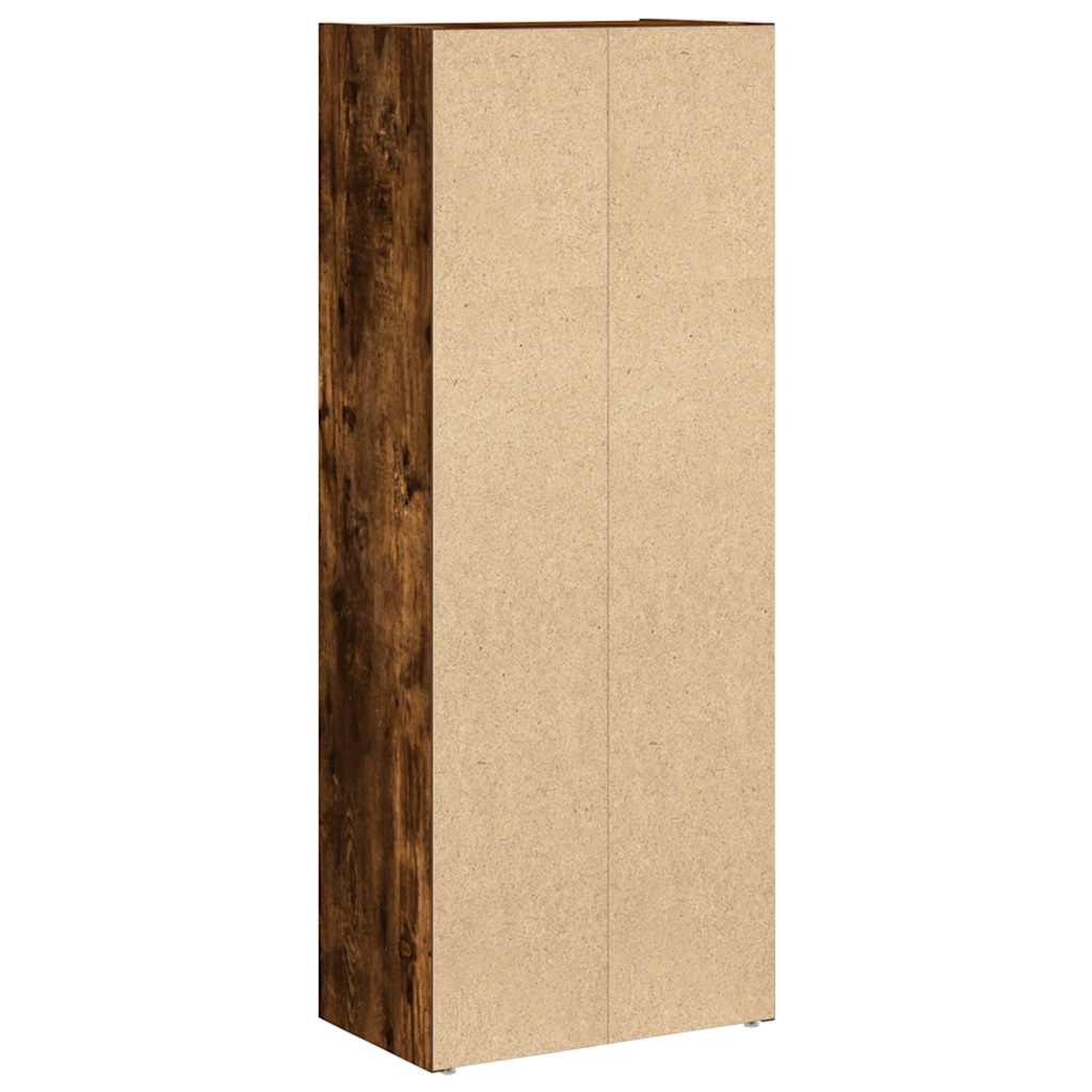 vidaXL Bücherregal Räuchereiche 40x24x102 cm Holzwerkstoff