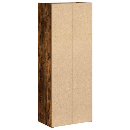 vidaXL Bücherregal Räuchereiche 40x24x102 cm Holzwerkstoff