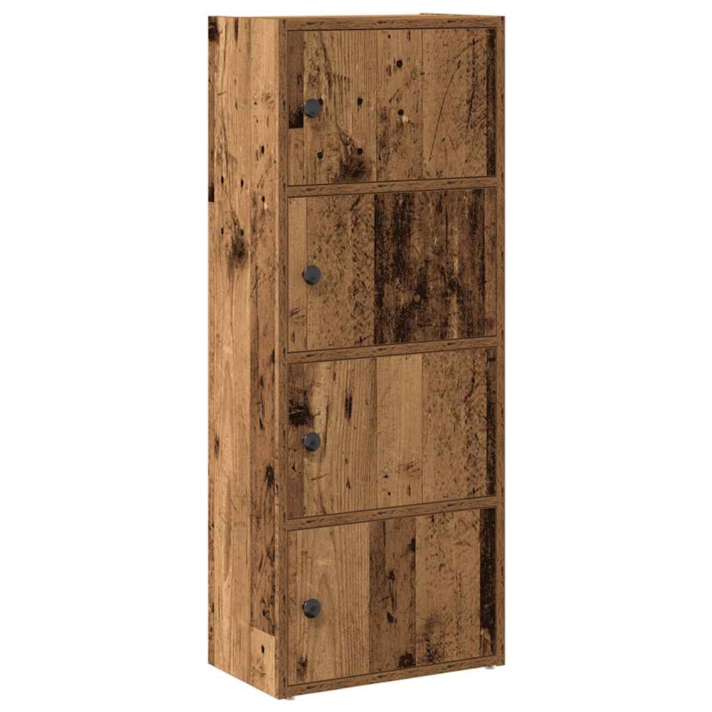 vidaXL Bücherregal Altholz-Optik 40x24x102 cm Holzwerkstoff