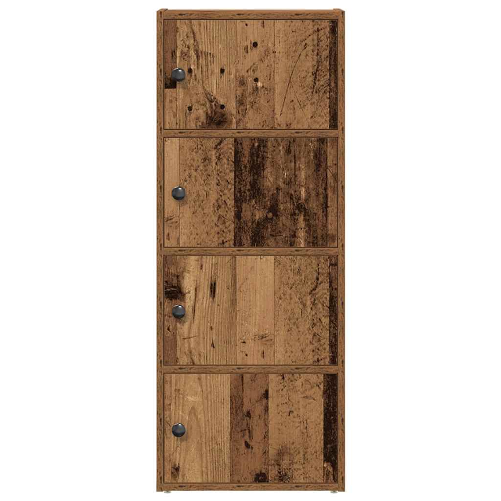 vidaXL Bücherregal Altholz-Optik 40x24x102 cm Holzwerkstoff