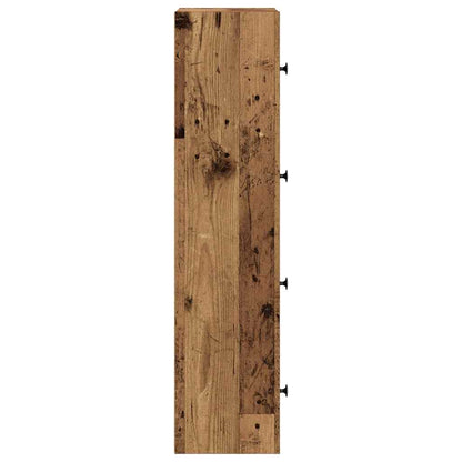 vidaXL Bücherregal Altholz-Optik 40x24x102 cm Holzwerkstoff