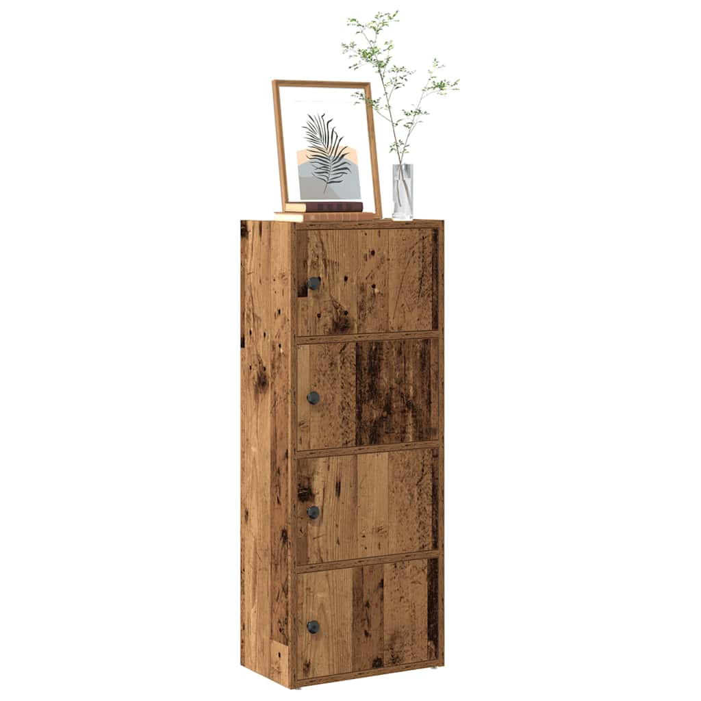 vidaXL Bücherregal Altholz-Optik 40x24x102 cm Holzwerkstoff