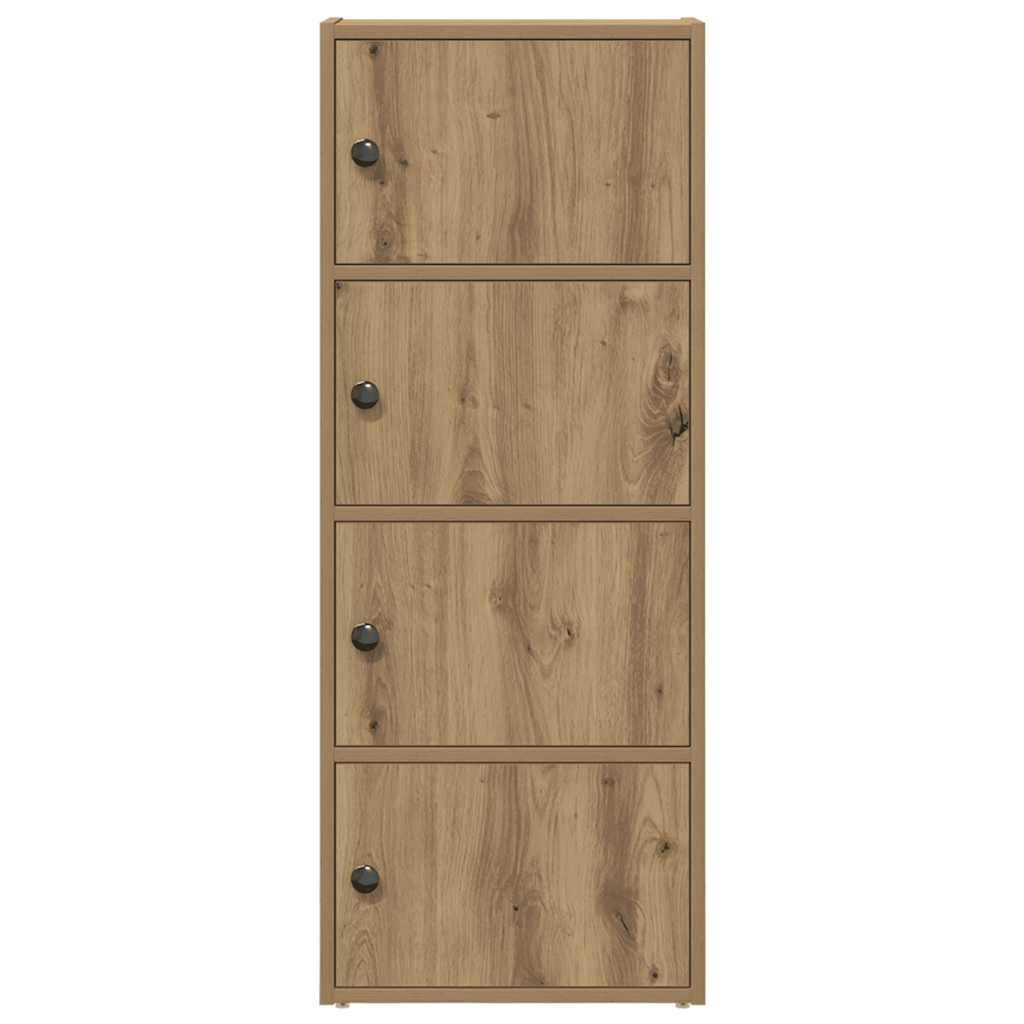 vidaXL Bibliothèque en chêne artisan 40x24x102 cm en bois d'ingénierie