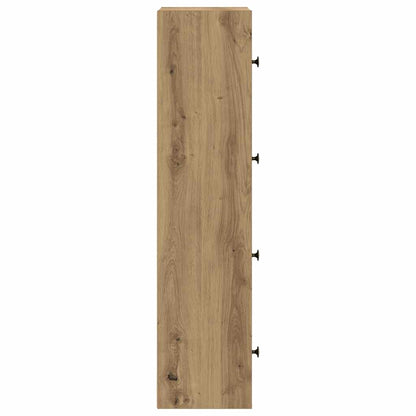vidaXL Bibliothèque en chêne artisan 40x24x102 cm en bois d'ingénierie