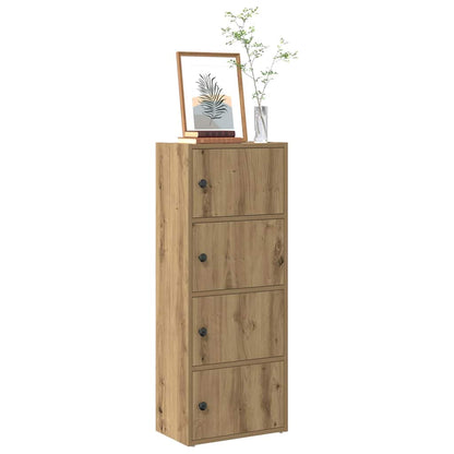 vidaXL Bibliothèque en chêne artisan 40x24x102 cm en bois d'ingénierie