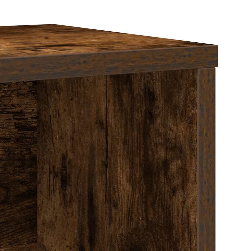 Bücherregal Räuchereiche 60x24x76,5 cm Holzwerkstoff