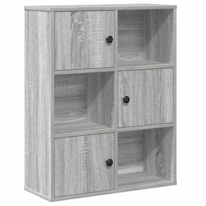 vidaXL Bibliothèque gris sonoma 60x24x76,5 cm Aggloméré