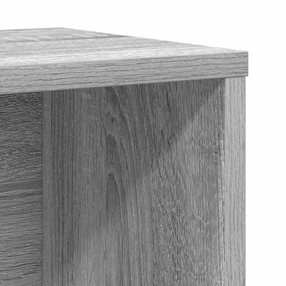 vidaXL Bibliothèque gris sonoma 60x24x76,5 cm Aggloméré
