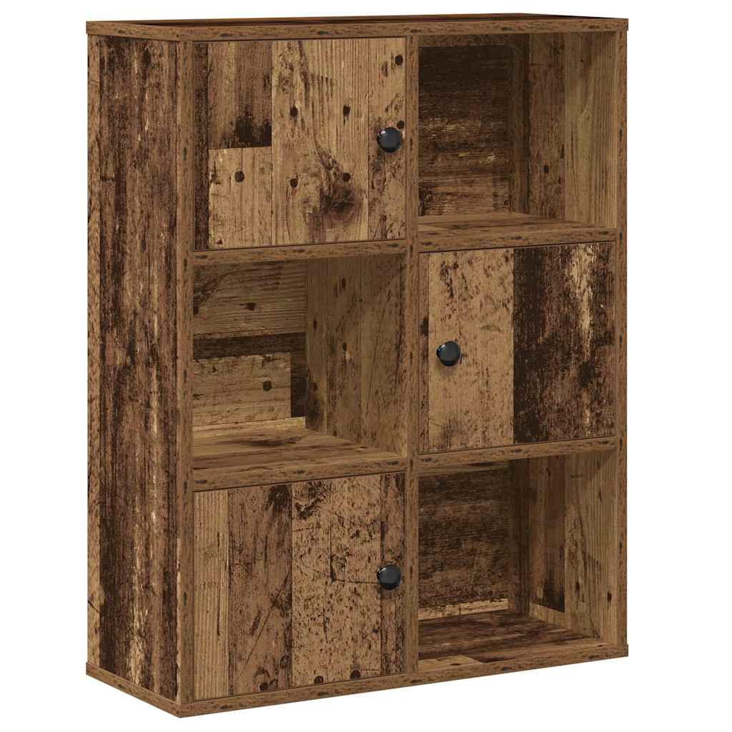 vidaXL Bücherregal Altholz-Optik 60x24x76,5 cm Holzwerkstoff