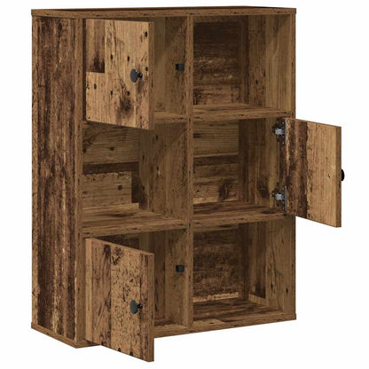 vidaXL Bücherregal Altholz-Optik 60x24x76,5 cm Holzwerkstoff