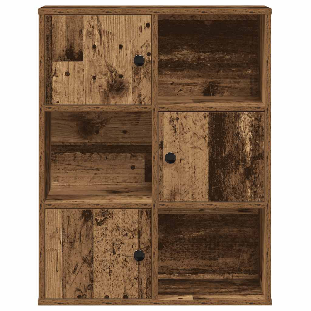 vidaXL Bücherregal Altholz-Optik 60x24x76,5 cm Holzwerkstoff