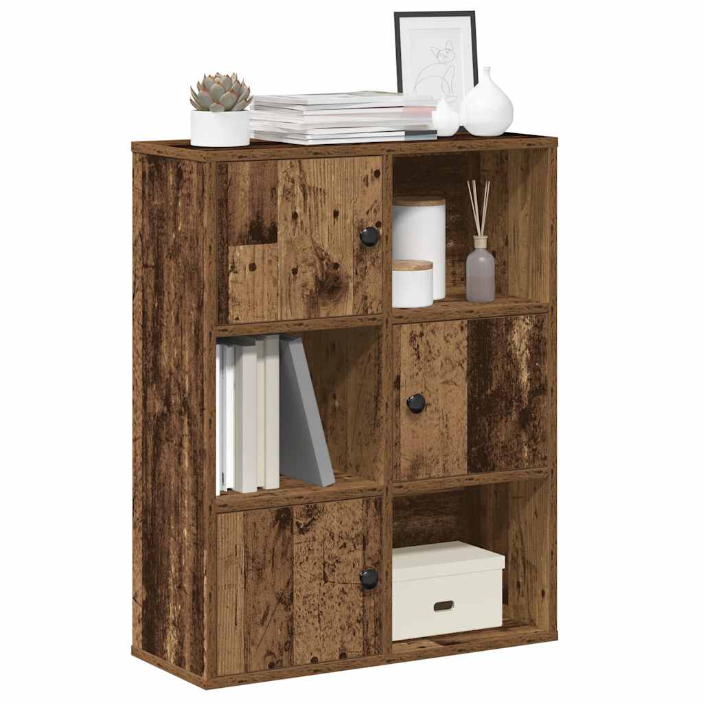 vidaXL Bücherregal Altholz-Optik 60x24x76,5 cm Holzwerkstoff