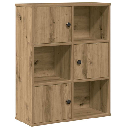 vidaXL Bibliothèque Chêne artisan 60x24x76,5 cm Bois d'ingénierie