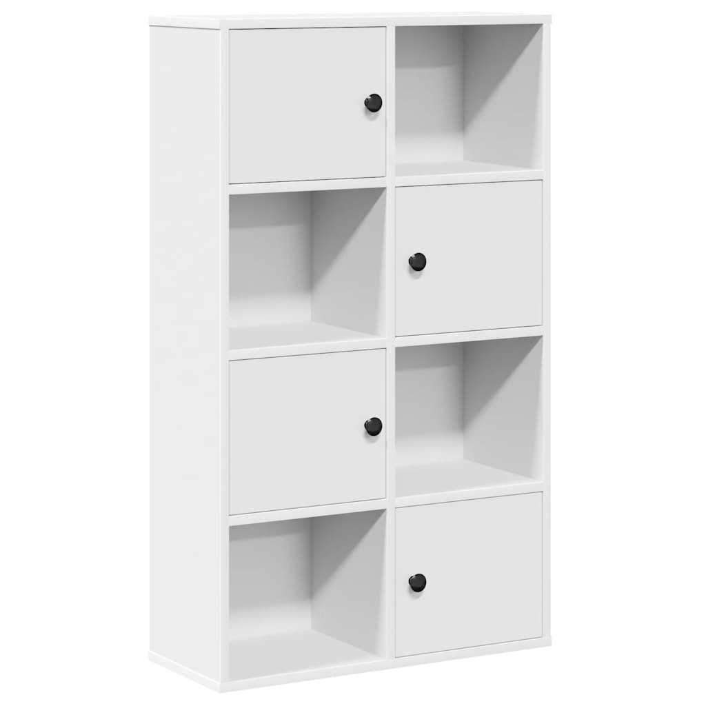 vidaXL Bücherregal Weiß 60x24x101,5 cm Holzwerkstoff