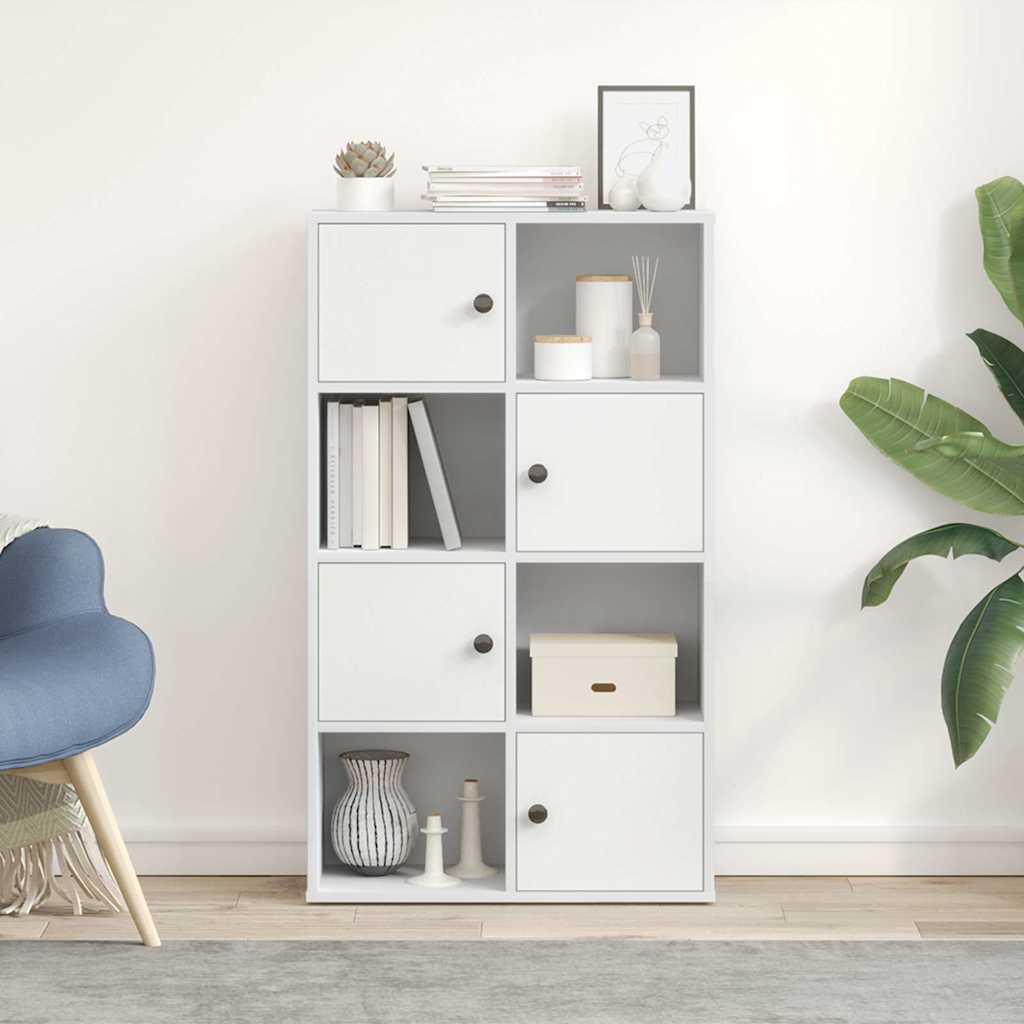 vidaXL Bücherregal Weiß 60x24x101,5 cm Holzwerkstoff