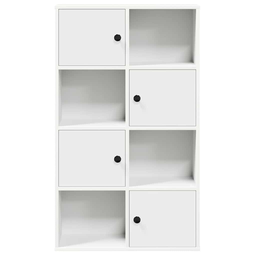 vidaXL Bücherregal Weiß 60x24x101,5 cm Holzwerkstoff