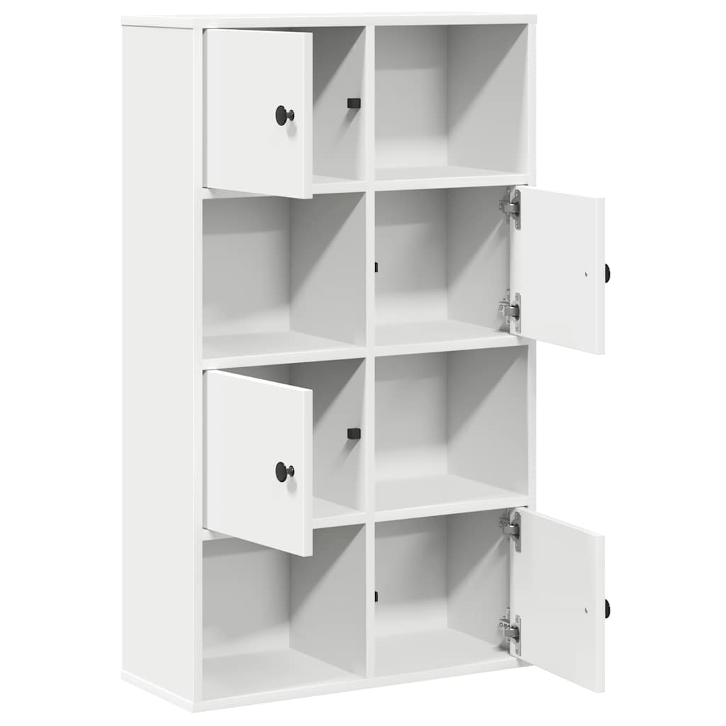 vidaXL Bücherregal Weiß 60x24x101,5 cm Holzwerkstoff